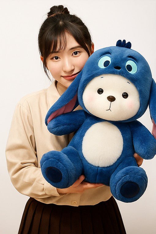 Premium Blue Soft Teddy Bear – Super Soft Plush Stuffed Toy for Kids - Play Zone